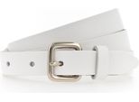 Vanzetti Pelle Cintura 20Mm Leather Belt W95 White Bianco