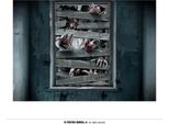 Zombie Window Decoration Halloween Horror Party Scary Decoration For Adults Scary Zombie Theme For Scary Moments Decorating, Colore: Multicolore