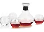 Caraffa Da 1,6 Litri 4 Bicchieri Ciascuno 335Ml Bicchieri Di Vetro Acqua Limonata Set Da 5 Pezzi