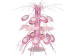 Unique Party - Cicogna - Centrotavola Per Feste, Bambina - Plastica SG25620 (Taglia Unica) (Rosa/Bianco)