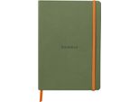 Rhodia 117374C Quaderno Per Scrivere A5 80 Fogli Verde