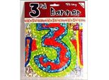 Bandiera, 3° Compleanno SG25535 (Taglia Unica) (Colorato)
