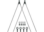 Sks Bluemels Asr Puntoni Anteriori, 365 Mm, Nero, Per Bluemels Basic E Stripes 26"-29"", Incl. Materiale Di Montaggio"