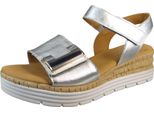 Gabor Sandali Donna Zeppa G-Larghezza 42.700 Colore Argento