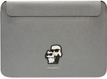Karl Lagerfeld Manica Klcs16Sakcpmg 16 Srebrny/Argento Saffiano Karl&Choupette