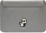 Karl Lagerfeld Manica Klcs14Sakcpmg 14 Srebrny/Argento Saffiano Karl&Choupette