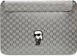 Karl Lagerfeld Manica Klcs14Sakhpkg 14 Srebrny/Argento Saffiano Monogram Ikonik