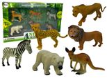 Set Di Figure Africa Animali Selvatici Canguro Zebra