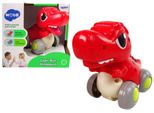 Dinosauro Su Ruote T-Rex Figura Rossa
