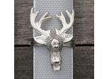 Portatovaglioli Argento, Set Di 4, Decorazione Per La Tavola, Decorazione Dell'avvento, Decorazione Di Natale