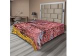 Abakuhaus Lenzuolo In Ciliegio, Fiori Sakura Giapponesi Rosa Floreali Primavera Giardino Parco Botanico Petali Boccioli, Lenzuolo Morbido E Confortevole Per Un Letto Decorativo 1 Pezzo 266 Cm X 260 Cm, Fucsia Rosa