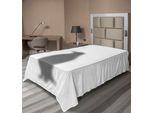 Abakuhaus Lenzuolo Con Pinguino, Illustrazione Ombra Con Silhouette Di Animale Polare, Motivo Animale Semplice, Lenzuolo Superiore Morbido E Confortevole Per Un Letto Decorativo, 1 Pezzo, 190 Cm X 100 Cm, Grigio E Bianco