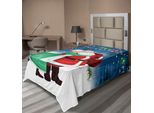 Abakuhaus Lenzuolo Occidentale, Silhouette Tradizionale Di Cowboy Che Fissa Il Tramonto Su Un Paesaggio Di Cactus, Lenzuolo Morbido E Confortevole Per Un Letto Decorativo 1 Pezzo 260 Cm X 168 Cm, Arancione Scuro Arancione