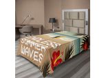 Abakuhaus Lenzuolo Da Letto, Tema Etnico BohéMien Hippie Sporco, Composizione Colorata Asiatica Orientale, Lenzuolo Morbido E Confortevole Per Un Letto Decorativo 1 Pezzo 260 Cm X 168 Cm, Multicolore
