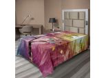 Abakuhaus Lenzuolo Astratto, Gufo Su Albero Autunnale Con Stampa Sfondo Acquerello Colorato, Lenzuolo Morbido E Confortevole Per Un Letto Decorativo 1 Pezzo 260 Cm X 168 Cm, Multicolore
