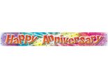 Amscan - Colore Sfumato - Bandiera, Foil, Anniversario SG25707 (Taglia Unica) (Multicolore)