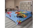 Abakuhaus Lenzuolo Balloon, Mongolfiere Colorate Nel Cielo - Viaggio Aereo - Fotografia A Tema Aeronautico - Morbido E Confortevole Lenzuolo Superiore Per Un Letto Decorativo 1 Pezzo 260 Cm X 228 Cm, Multicolore