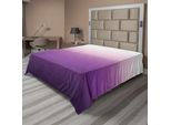 Abakuhaus Lenzuolo Ombre, Disposizione Con Sfumature Di Colore Riassunto Tonalità Composizione Moderna, Morbida E Confortevole Lenzuolo Superiore Per Un Letto Decorativo 1 Pezzo 244 Cm X 205 Cm, Lavanda Viola