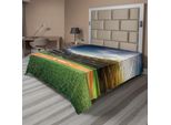 Abakuhaus Lenzuolo Sportivo, Gioco Thirll Concept Stadio Digitale Con Immagine Di Un Pubblico Numeroso, Lenzuolo Morbido E Confortevole Per Un Letto Decorativo 1 Pezzo 266 Cm X 260 Cm, Multicolore