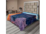 Abakuhaus Americana Lenzuolo, Alba Toroweap Punto Grand Canyon Parco Nazionale Paesaggio, Morbido E Confortevole Lenzuolo Superiore Per Un Letto Decorativo 1 Pezzo 275 Cm X 260 Cm, Viola Grigio Arancione Blu