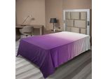 Abakuhaus Lenzuolo Ombre, Disposizione Con Sfumature Di Colore Riassunto Tonalità Composizione Moderna, Morbida E Confortevole Lenzuolo Superiore Per Un Letto Decorativo 1 Pezzo 260 Cm X 168 Cm, Lavanda Viola