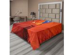 Abakuhaus Americana Lenzuolo, Grand Canyon Negli Stati Uniti D'america Natura Geologia Rocce Immagine, Morbido E Confortevole Lenzuolo Superiore Per Un Letto Decorativo 1 Pezzo 275 Cm X 260 Cm, Arancione Blu