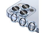 Per Apple Iphone 15 Pro / Pro Max Vetro Protettivo Lente Della Fotocamera Vetro Duro H9 Azzurro