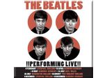 The Beatles - Magnete Da Frigo "Performing Live"" RO6130 (Taglia Unica) (Bianco/Nero/Arancione)"