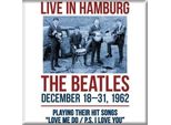 The Beatles - Magnete Da Frigo "Live In Hamburg"" RO6134 (Taglia Unica) (Bianco/Blu/Rosso)"