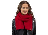 Sciarpa Invernale Da Donna Vivisence, Caldo E Accogliente Copricollo Per L'inverno E L'autunno, Calda Sciarpa Spessa, Classica Sciarpa Invernale Da Donna, Eu, Rossa, Taglia Unica