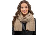 Sciarpa Invernale Da Donna Vivisence, Caldo E Accogliente Copricollo Per L'inverno E L'autunno, Calda Sciarpa Spessa, Classica Sciarpa Invernale Da Donna, Eu, Beige, Taglia Unica