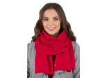 Sciarpa Invernale Da Donna Vivisence, Caldo E Accogliente Copricollo Per L'inverno E L'autunno, Calda Sciarpa Spessa, Classica Sciarpa Invernale Da Donna, Eu, Rossa, Taglia Unica
