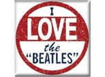 The Beatles - Magnete Da Frigo "I Love"" RO6156 (Taglia Unica) (Bianco/Rosso/Nero)"