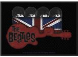 The Beatles - Chitarra E Bandiera - Toppa - Poliestere RO6281 (Taglia Unica) (Nero)