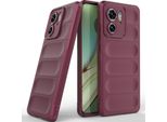 Custodia Per Motorola Edge 40 Custodia Protettiva In Silicone Tpu Morbido Antiurto Maroon