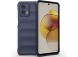 Custodia Per Motorola Moto G73 Custodia Protettiva In Silicone Tpu Morbido Antiurto Blu Scuro