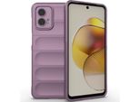 Custodia Per Motorola Moto G73 Custodia Protettiva In Silicone Tpu Morbido Antiurto Viola