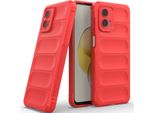 Custodia Per Motorola Moto G73 Custodia Protettiva In Silicone Tpu Morbido Antiurto Rosso