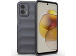 Custodia Per Motorola Moto G73 Custodia Protettiva In Silicone Tpu Morbido Antiurto Grigio Scuro