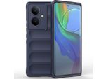 Custodia Per Vivo V29 Lite 5G / Vivo Y78+ Custodia Protettiva In Silicone Tpu Morbido Antiurto Blu Scuro