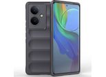Custodia Per Vivo V29 Lite 5G / Vivo Y78+ Custodia Protettiva In Silicone Tpu Morbido Antiurto Grigio Scuro