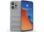 Custodia Per Xiaomi Redmi 12 4G Custodia Protettiva In Silicone Tpu Morbido Antiurto Grigio