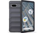 Custodia Per Google Pixel 7A Custodia Protettiva In Silicone Tpu Morbido Antiurto Grigio Scuro