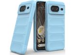 Custodia Per Google Pixel 8 Custodia Protettiva In Silicone Tpu Morbido Antiurto Blu