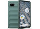 Custodia Per Google Pixel 7A Custodia Protettiva In Silicone Tpu Morbido Antiurto Verde