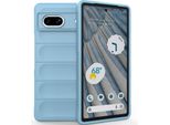 Custodia Per Google Pixel 7A Custodia Protettiva In Silicone Tpu Morbido Antiurto Blu