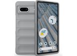 Custodia Per Google Pixel 7A Custodia Protettiva In Silicone Tpu Morbido Antiurto Grigio