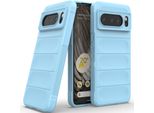 Custodia Per Google Pixel 8 Pro Custodia Protettiva In Silicone Tpu Morbido Antiurto Blu