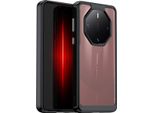 Custodia Per Huawei Mate 60 Rs Ultimate Trasparente, Antiurto Tpu Silicone Custodia Protettiva Nero
