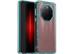 Custodia Per Huawei Mate 60 Rs Ultimate Trasparente, Antiurto Custodia Protettiva In Silicone Tpu Azzurro